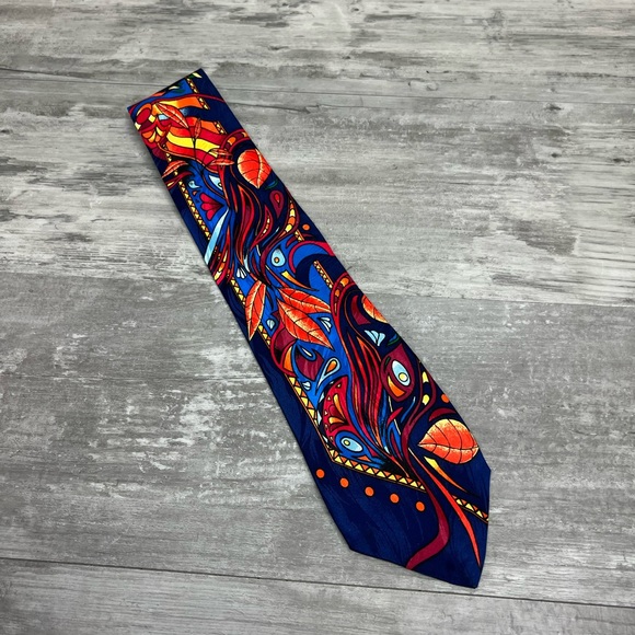 Rush Limbaugh No Boundaries Bright Multicolored Tie - Picture 1 of 4